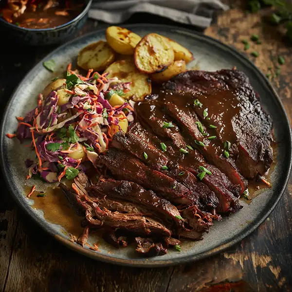 Photo of smoked brisket