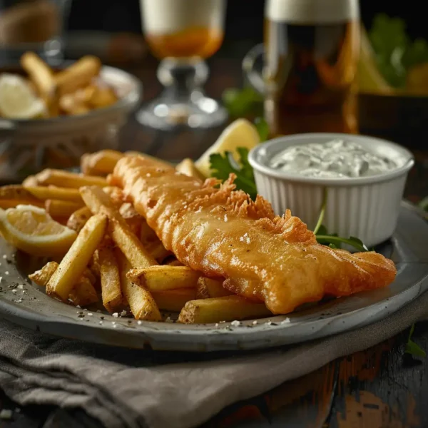 photo of fish and chips