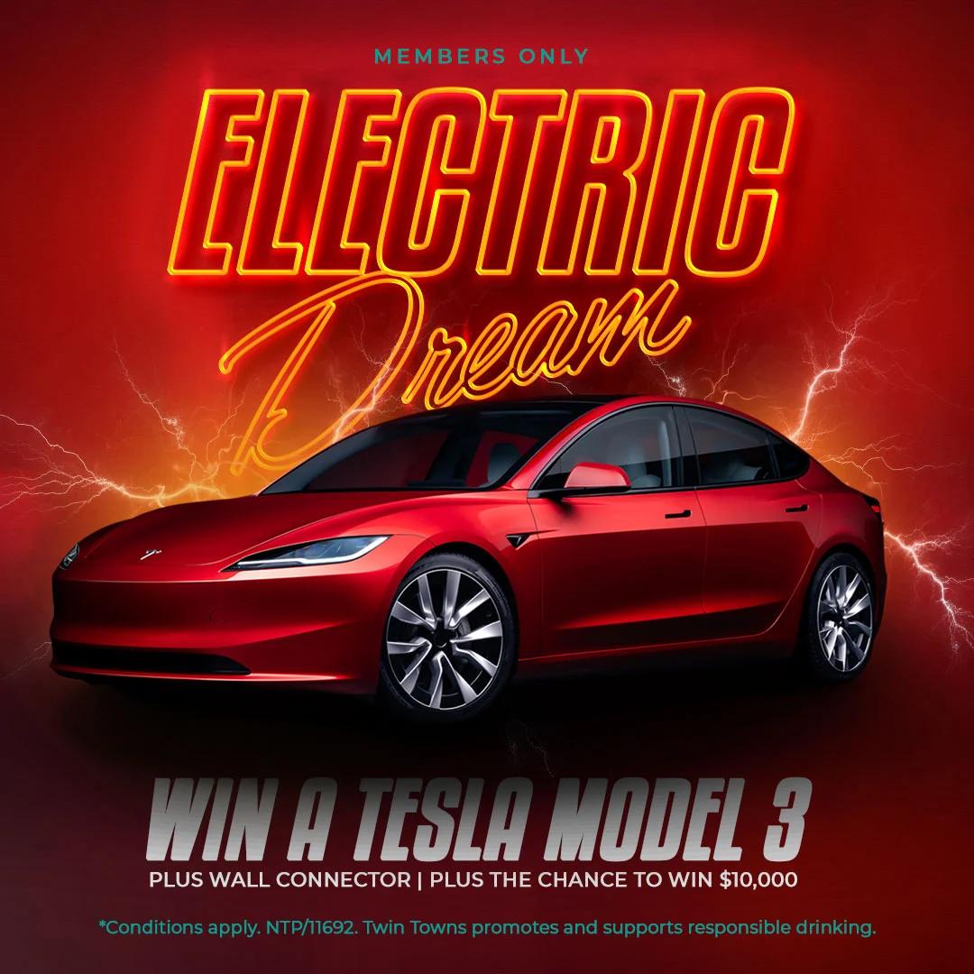 Electric Dreams win a Tesla promotion