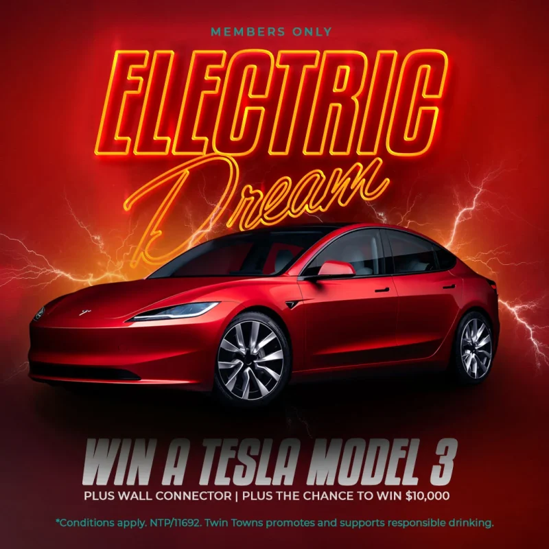 Electric Dreams win a Tesla promotion